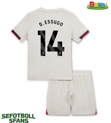 Chelsea Dario Essugo #14 Bortaställ Barn 2025-26 Kortärmad (+ Korta byxor)
